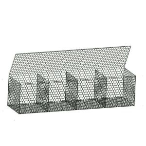Buy cheap Galvanized Gabion Box 2x1x1m Woven Mesh 2.7mm Wire from wholesalers