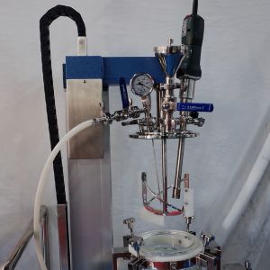 Buy cheap Cosmetic Cream Making Machine Vacuum Emulsifying Mixer 2L for Laboratory from wholesalers