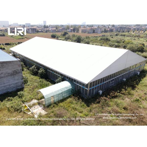 Quality High Peak Mixed Wedding Party Glamping Tent Fire Resistance for sale