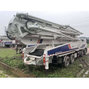 Buy cheap Used Zoomlion 52m Concrete Truck Pump for Ready Mix Heavy Equipment in Good Condition from wholesalers