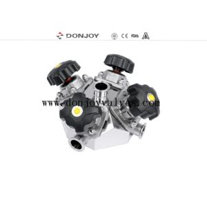Buy cheap 54A Type Multiport Epdm Diaphragm Valve With Plastic Handle from wholesalers
