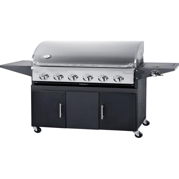 Quality Factory directly sale 6 Burners cooking grates Gas BBQ Grill with grease tray for sale