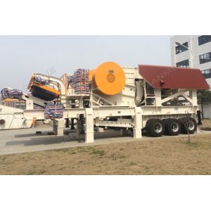 Buy cheap Height 4590mm 86T 50t/H Feed 400mm Mobile Vsi Crusher from wholesalers