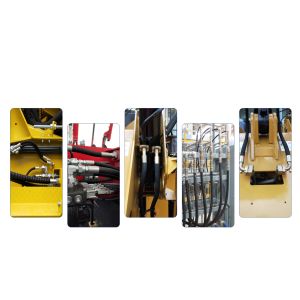 SAE 100R5 NBR Wire Braid Hydraulic Hose ISO9001 IRIS Certified