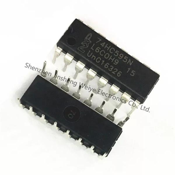Programmable Integrated Circuit 74HC595N 74HC595N Counter shift register 8-Bit