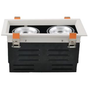Retrofit Recessed Cob Led Ceiling Downlights , Waterproof Twins LED Spot