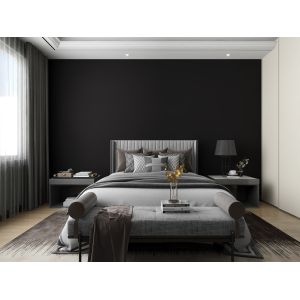 Buy cheap Indoor Decoration Black PVC Wallpaper with Waterproof Self Adhesive Roll Size 0.60m * 10m from wholesalers