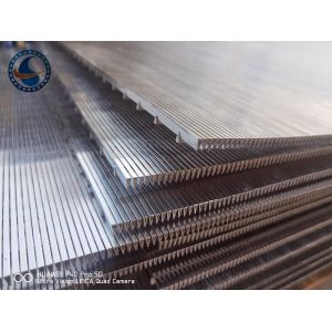Buy cheap Customizable 304SS Wedge Wire Screen Panel 0.02mm Slot Opening from wholesalers