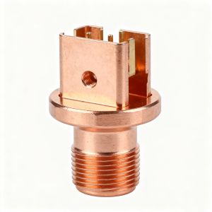 Buy cheap Phosphor Bronze Connector Precision CNC Machining China Custom Electrical Terminal Component Manufacturing from wholesalers