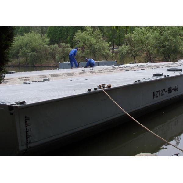 Buy cheap Drilling And Pile Driving Platform Temporary Floating Pontoon Bridge from wholesalers