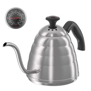 Buy cheap Coffee Drip Gooseneck Kettle With Thermometer Silver Color Oem Odm Service from wholesalers
