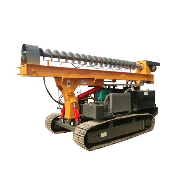 Buy cheap Ground Screw Helical Construction Pile Drilling Machine With 4105 Turbocharged Engine from wholesalers