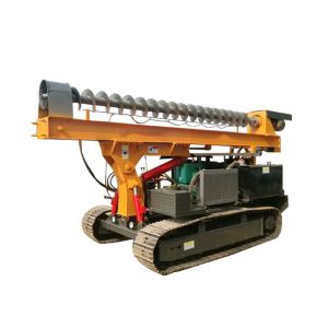 Buy cheap Ground Screw Helical Construction Pile Drilling Machine With 4105 Turbocharged Engine from wholesalers