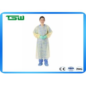 Buy cheap Fluid Resistant Nonwoven Isolation Gown With Elastic Cuff from wholesalers