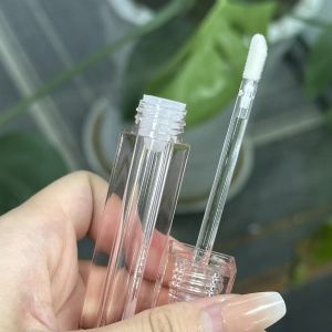 Buy cheap Square Transparent Plastic Lip Gloss Tubes All Clear Empty Container from wholesalers