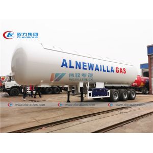 Buy cheap FUWA Axle 25T 54000L LPG Tanker Trailer With Sun Shelter from wholesalers