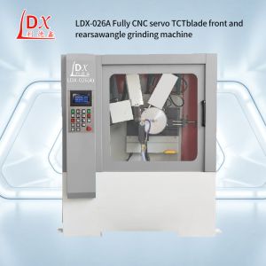 Buy cheap Full Enclosed Servo Swing Angle CNC Circular Saw Blade Front And Rear Angle Grinding Machine LDX-026A product