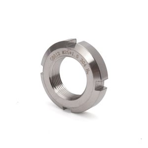 Buy cheap Steel DIN981 Slotted Bearing Locking Precision Round Nuts for Industrial Machinery Parts M3 M4 M5 M6 M8 M10 M12 Galvanized from wholesalers