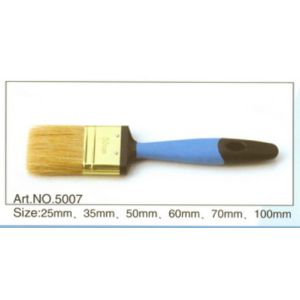 Buy cheap From 25mm to 100mm plastic or wooden handle pure bristle high quality paint brush No.5007 from wholesalers