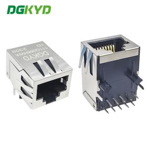DGKYD111Q066HWA1D Gigabit Integrated Filter RJ45 Network Connector Lightless
