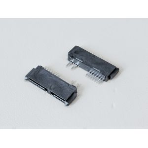 Buy cheap High-Reliability SATA 13Pin 180° Solder Wire Female Connector 1.27mm Pitch | Electrical Signal & Power Terminal Connector for Server, Automotive & Custom Wire Cable Transmission from wholesalers