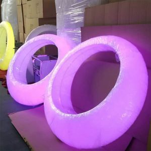 Buy cheap Amusement Facility Glow Led Swings With Hanging Frame from wholesalers