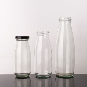 Buy cheap Free Sample 100Ml 200Ml 350Ml Pasterurization Cold Brew Tea Milk Glass Bottles With Metal Lid from wholesalers