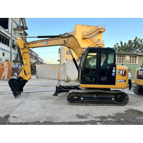 CAT 7Ton Used Excavator Cat307E 307 307E2 Crawler Machine With 470 Working Hours