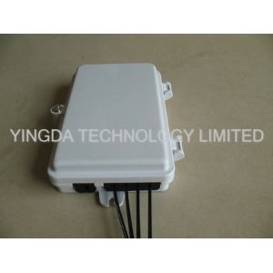 Buy cheap Ftth / Fttx Mini Plastic Wall Mount 4 PortS Drop Cable Fiber Optic Termination Box from wholesalers