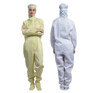 Buy cheap Hooded ESD Coverall with Adjustable Waist and Conductive Fiber for Cleanroom Compliance from wholesalers