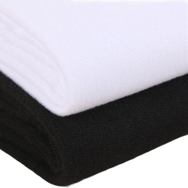Breathable and soft extra thin Loop fabric wide Hook and Loop tape in black and