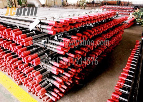 Quality Construction / Mining Tapered Integral Drill Rod Carbon Steel Material for sale