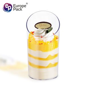 Buy cheap EPK new design special shape 70ml disposable plastic pudding cup from wholesalers
