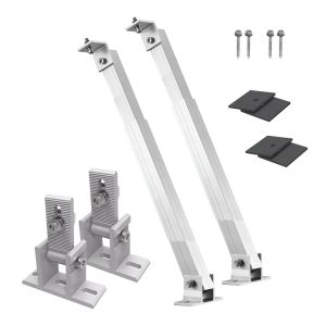 Adjustable Rear Leg Front Leg Solar Racking for PV Solar Panel Installation