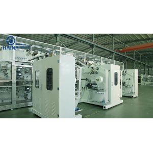 Buy cheap Full Servo Driven T Shape Diaper Manufacturing Machine ISO9001 Certified from wholesalers