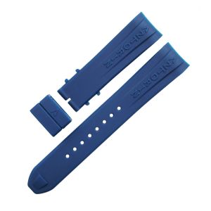 Buy cheap 22mm Curved Rubber Watch Strap Water resistant SGS Certification from wholesalers