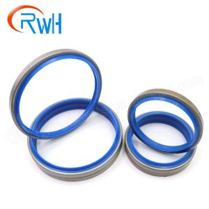 PU Iron 30Mpa Hydraulic Cylinder Wiper Seal DKBI With Blue Color