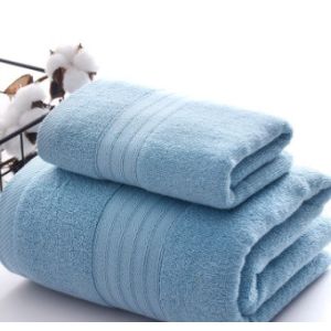 Soft and Skin-Friendly 100% Cotton Towels Thickened Absorbent Quick Drying for