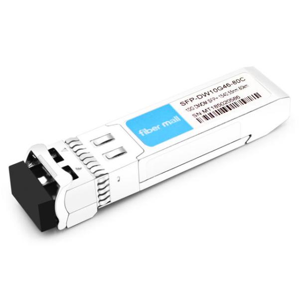 Quality Extreme DWDM-SFP10G-40.55 Compatible 10G DWDM SFP+ C46 100GHz 1540.55nm 80km LC SMF DDM Transceiver Module for sale