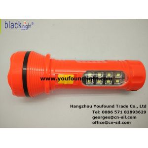 BN-401-1S Emergency Lighter Solar Torchlight LED Flashlight with Side Lamp