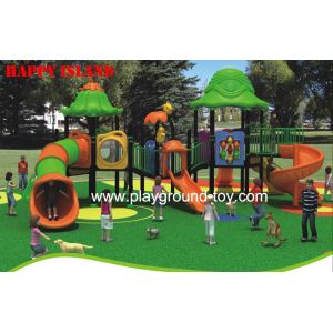 Buy cheap Kids Playground Equipment , Park Entertainment Machine Red Blue from wholesalers