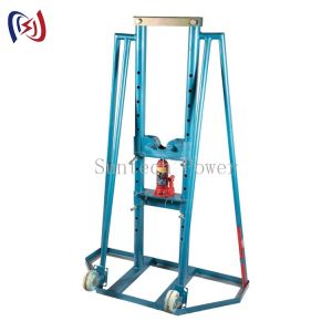 Buy cheap 10T Hydraulic Pulling Electrical Cable Drum Roller Stand With Wheels from wholesalers