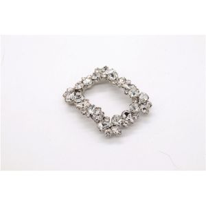 Buy cheap Kml 100mm*100mm Rhinestone Bow Shoe Clips With Hanging Plating from wholesalers