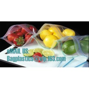 Buy cheap resealable, reclosable trasnparent freezer plastic k bag, Reclosable Grip Zip Smell from wholesalers