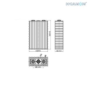 LFP Lithium Iron Phosphate Prismatic Cells , High Discharge Lithium Polymer