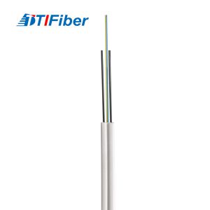 Buy cheap Ftth Drop Cable GJXH With Steel Wire G652D G657A Indoor 1 / 2 / 4 Core from wholesalers