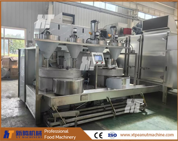 Buy cheap Precise Automatic Peanut Coating Machine Temperature Control Peanut Burger Machine from wholesalers