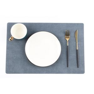 Xin Hui Kitchen or Dining Table Mat Place Mat with Printing Pattern in Grey and