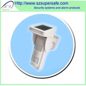 Buy cheap Solar Powered Wireless Outdoor Dual PIR Detector from wholesalers