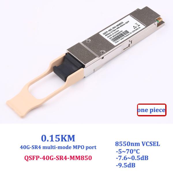 Buy cheap QSFP+ 40G Gigabit Fiber Transceiver MPO LC Port LR4 Compatible With Huawei H3C from wholesalers